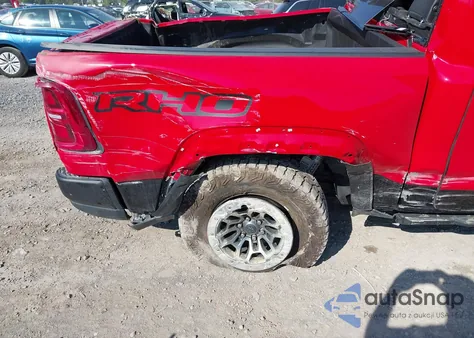 2025 Ram 1500 Rho 4X4 5'7 Box from USA, damaged, VIN 1C6SRFUP8SN728185